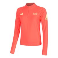 adidas bmw berlin camiseta de running mujeres - coral amarillo
