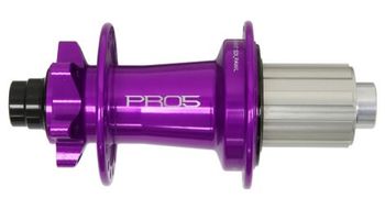 Bujes traseros hope pro 5 de 32 agujeros   boost 12x148 mm   6 agujeros   violeta