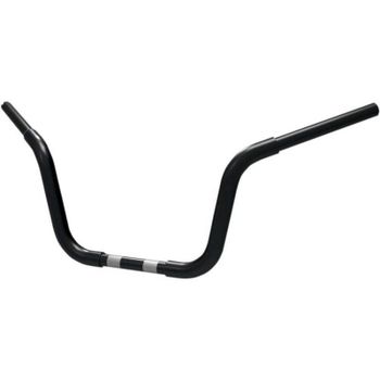 Manillar 1.1/4'' Harley-Davidson Khrome Werks Heritage negro brillo