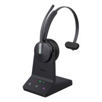 auriculares yealink wh64 mono uc inalambricos bluetooth para oficina con microfono negro