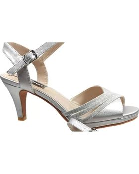 de TIMBOS ZAPATOS 128032 COLOR PLATA MATERIAL METALIZADO-BRILLO SANDAL PLATEADO