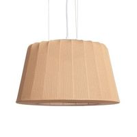 lampara colgante led 12 w algodon patoka natural