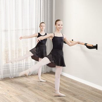 Barra De Baile De 120cm De Largo, Barra De Ballet Montada En La Pared, Equipo De Ballet, Barra De Fitness De Altura Fija