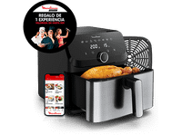 reacondicionado seminuevo muy bueno freidora de aire - moulinex easy fry mega ez855d 2020 w 200 c 8 programas 75l temporizador inox