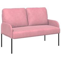sofas con cojin 110cm rosa madera contrachapada vidaxl
