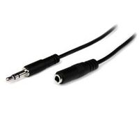 cable de 1m de extensian alargador de auriculares mini-jack 35mm 3 pines macho a hembra