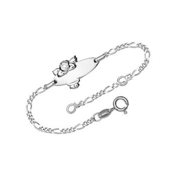 Pulsera de plata 925 con motivo de angel 16cm