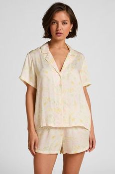 Hunkemöller Short de satén Blanco
