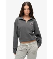 superdry para mujer w2012686a sudadera athletic gris s casual algodon