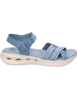sandalias con cuna para mujer amarpies abz28656 azul 37