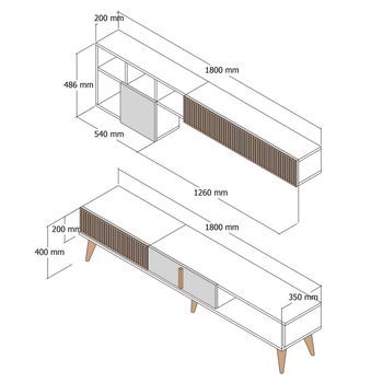 Soporte De Tv De Madera 