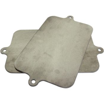Soporte de matrícula rectangular alu par