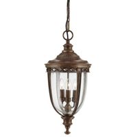 lampara colgante de exterior english bridle l 3 luces