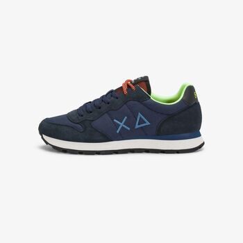Sun68 Deportivas Moda Z46102 TOM FLUO 502-07 NAVY BLUE para hombre