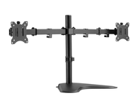 soporte pantalla sobremesa 13-32 doble brazo soporta 2 monitores vesa standard hasta 8kg