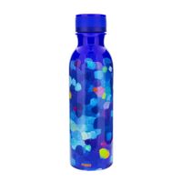 botella termo 60 cl  azul acero inoxidable  24 x 7 x 7 cm