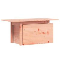 mesa de jardin  mesa de exterior madera maciza douglas 100x50x75 cm