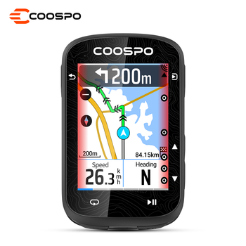 NUEVO Ordenador para Bicicleta COOSPO CS600 con Pantalla Táctil, GPS, Mapa a Color, Navegación Inalámbrica, Odómetro para Entrenamiento en Interiores