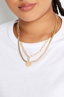collar corto dorado doble altura