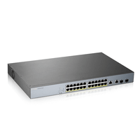 zyxel gs1350-26hp 26 port managed cctv poe switch long ra