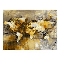 papel pintado 3d - mapa del mundo artistico 200x154 cm