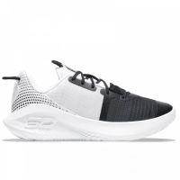 zapatillas under armour curry 6 flotro blanca y negra