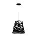colgante elsa 1xe27 alregxd33cm negro