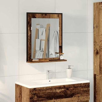 Espejo Madera Vieja 50 X 12 X 60 Cm Vidaxl