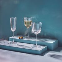 4 copas con pie 25 cl cristalino transparente