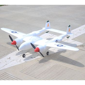 Ala fija de avión EPO RC MD P38 de 1200 mm de envergadura Lockheed P-38 Lighting Zoom Aircraft KIT/PNP