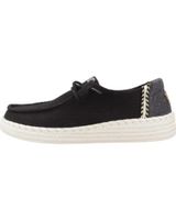 de hey dude zapatos casual mujer modelo wendy espadrille woven color bla black