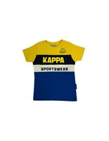 camiseta kappa 8056m00058 amarillo nino