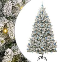arbol de navidad artificial verde y 270 cm pvc y metal vidaxl