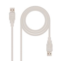 cable usb nano cable usb20 am - usb20 am 20m beige