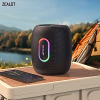 zealot-s64 altavoz bluetooth 50w bluetooth 52 altavoces inalambricos sonido envolvente de 360 grados resistente al agua ipx6 tiempo de reproduccion de 20h