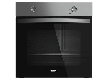 Horno - Teka NEO HBB 4350, Convencional, 2593W, 72l, 59.5 cm Ancho, Puerta de 2 cristales, Acero Inoxidable