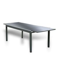 mesa para grupo de asientos de jardin sol - 180240 x 90 cm