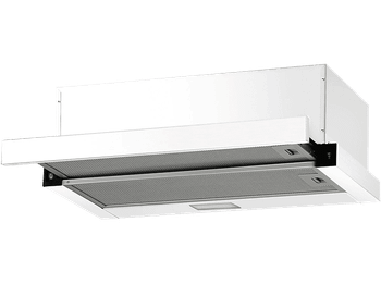 Campana telescópica - Mepamsa Slimline, 2 Velocidades, 290 m3/h, 60 cm, Blanco