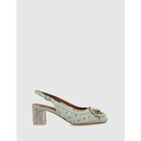 kg by kurt geiger zapatos de tacon zapato chelsea c block sq sling verde para mujer
