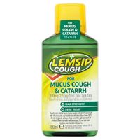 lemsip cough for mucus cough  cattarh