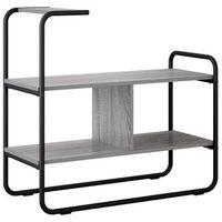 mesa consola sonoma gris 80 x 35 x 75 cm madera de ingenieria vidaxl