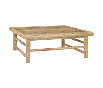 Vidaxl mesa de jardín de bambú 65x65x30 cm