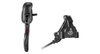 Freno trasero hidraulico campagnolo palanca derecha disco campagnolo super record 140 mm negro