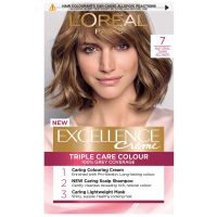 loreal paris excellence creme permanent hair dye various shades - 7 natural dark blonde