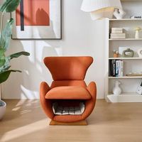 sillon con cueva integrada para mascotas rojo ladrillo 66  69  76 cm