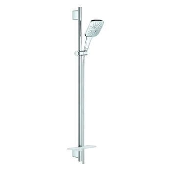 Conjunto De Ducha Con Barra Grohe Rainshower Smartactive 130 Cube 3 Chorros, Chrome, 26586000