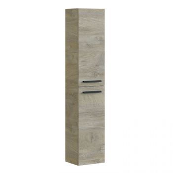 Columna De Baño Athena 2 Puertas Roble Alaska 30 X 150 X 25cm Cm