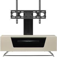 chromium 2 cantilever cro2-1000bkt-iv 1000 mm tv stand with bracket - ivory ivory