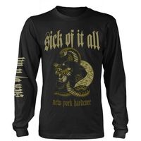 sick of it all camiseta manga larga new york hardcore para mujer
