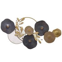 mural decorativo de pared de metal 1302x667x70